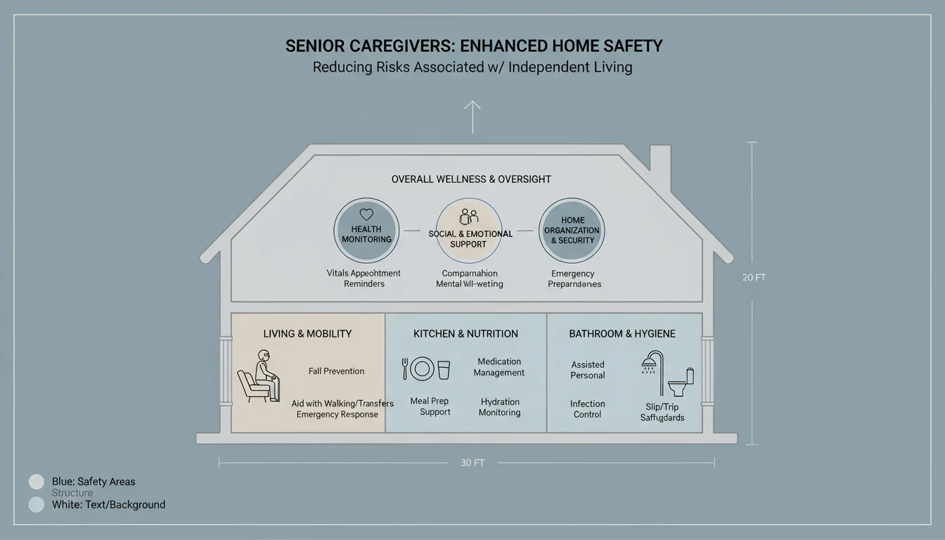 Diagram showing key areas labeled with clear labels.
