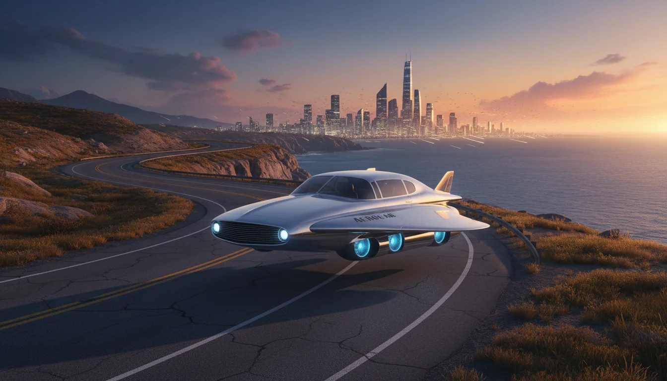 An older man in his 70s sits in an armchair, smiling warmly at a tablet displaying a video call with his young grandchild. A quiet, tree-lined street 