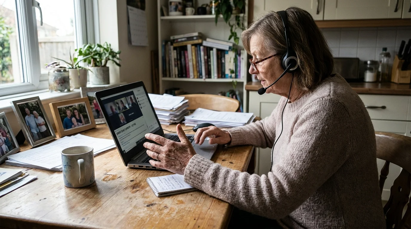 Editorial photograph illustrating: 9. Virtual Volunteering and Crisis Support