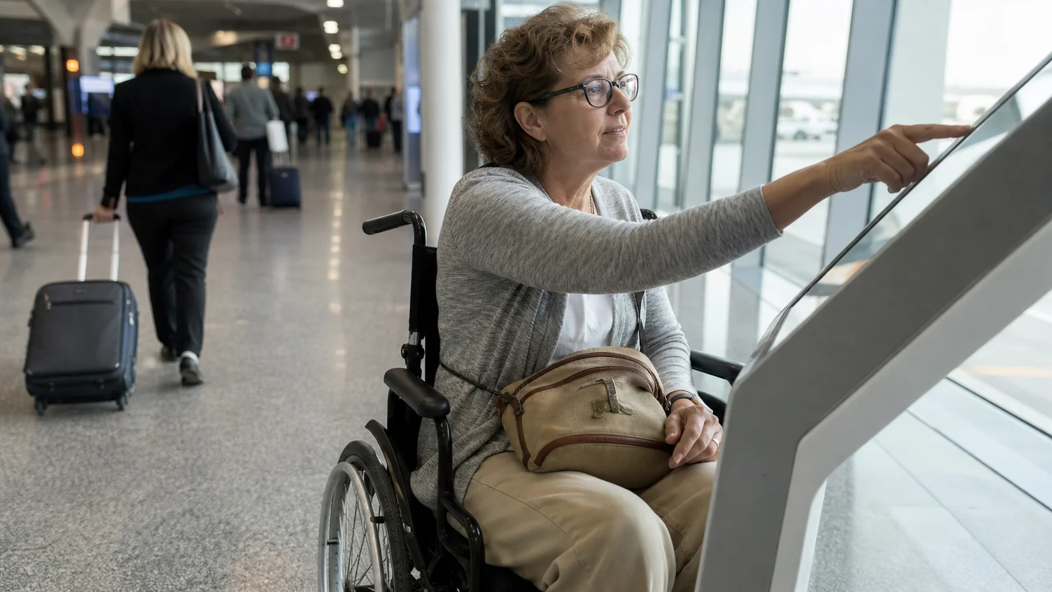 Editorial photograph illustrating: Top-Rated U.S. Airports for Comfort and Accessibility