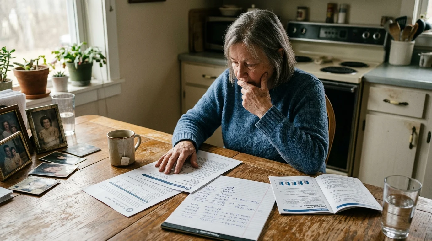 Editorial photograph illustrating: Comparing Claiming Ages and Financial Outcomes