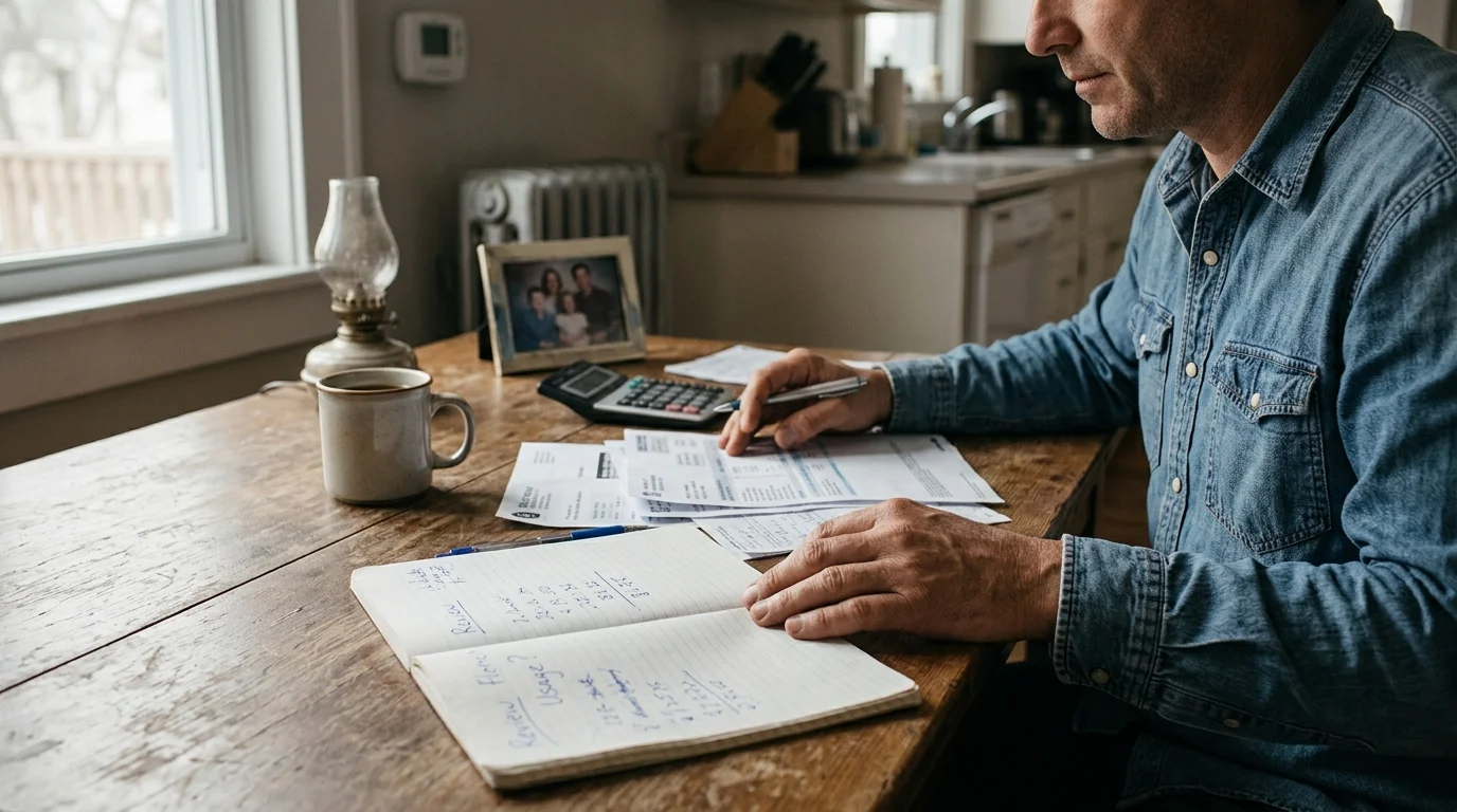 Editorial photograph illustrating: Shrinking Your Monthly Energy and Utility Costs