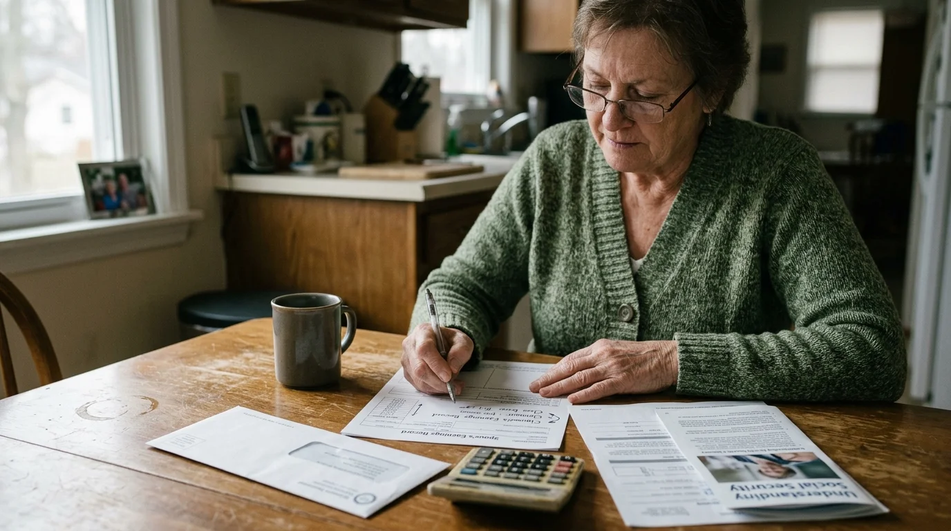Editorial photograph illustrating: Understanding the Basics of Spousal Benefits